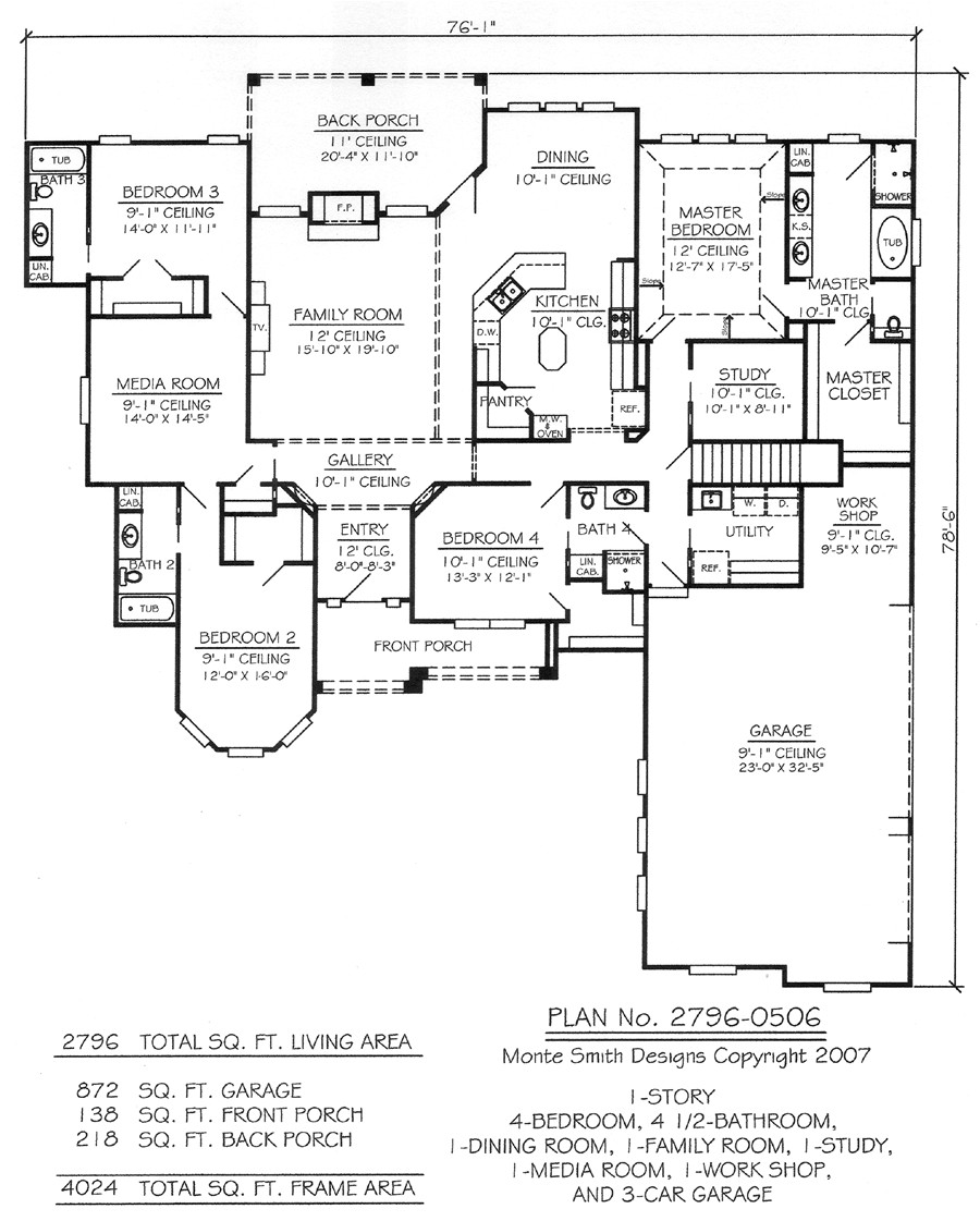 house plans with media room