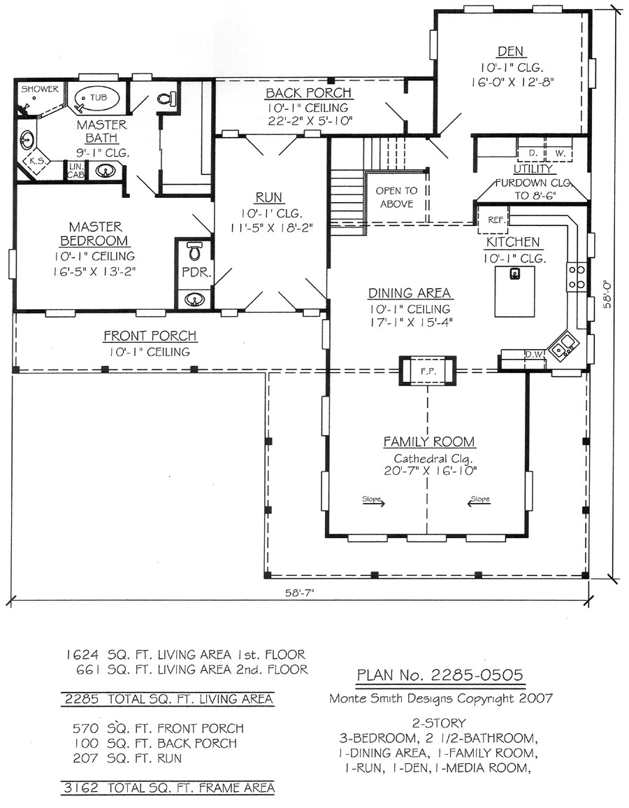 one story house plans with media room