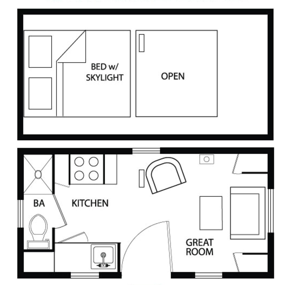 100 Square Feet House Plan 3d