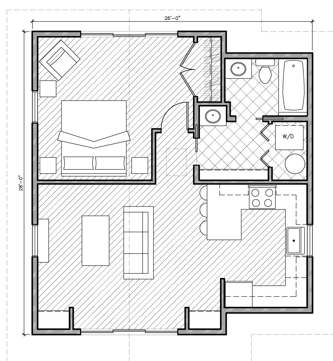 small house plans under 1000 sq ft with garage