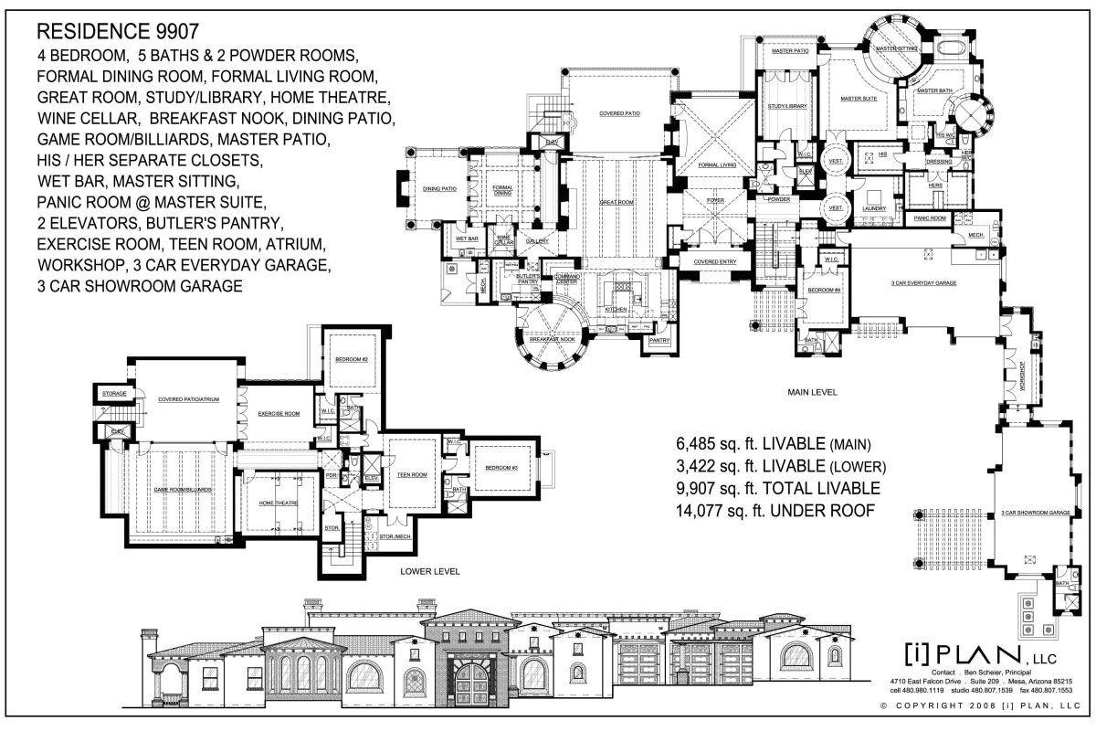 10000 Square Foot Home Plans