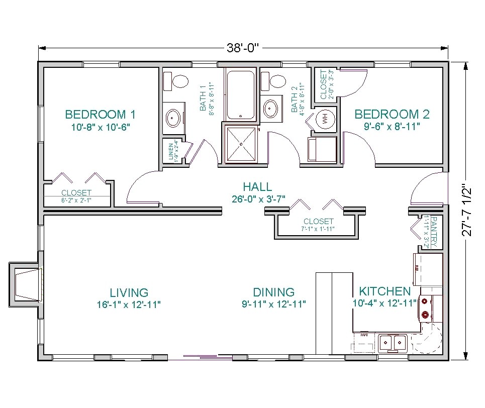 1100 sq ft house plans fresh floor plans