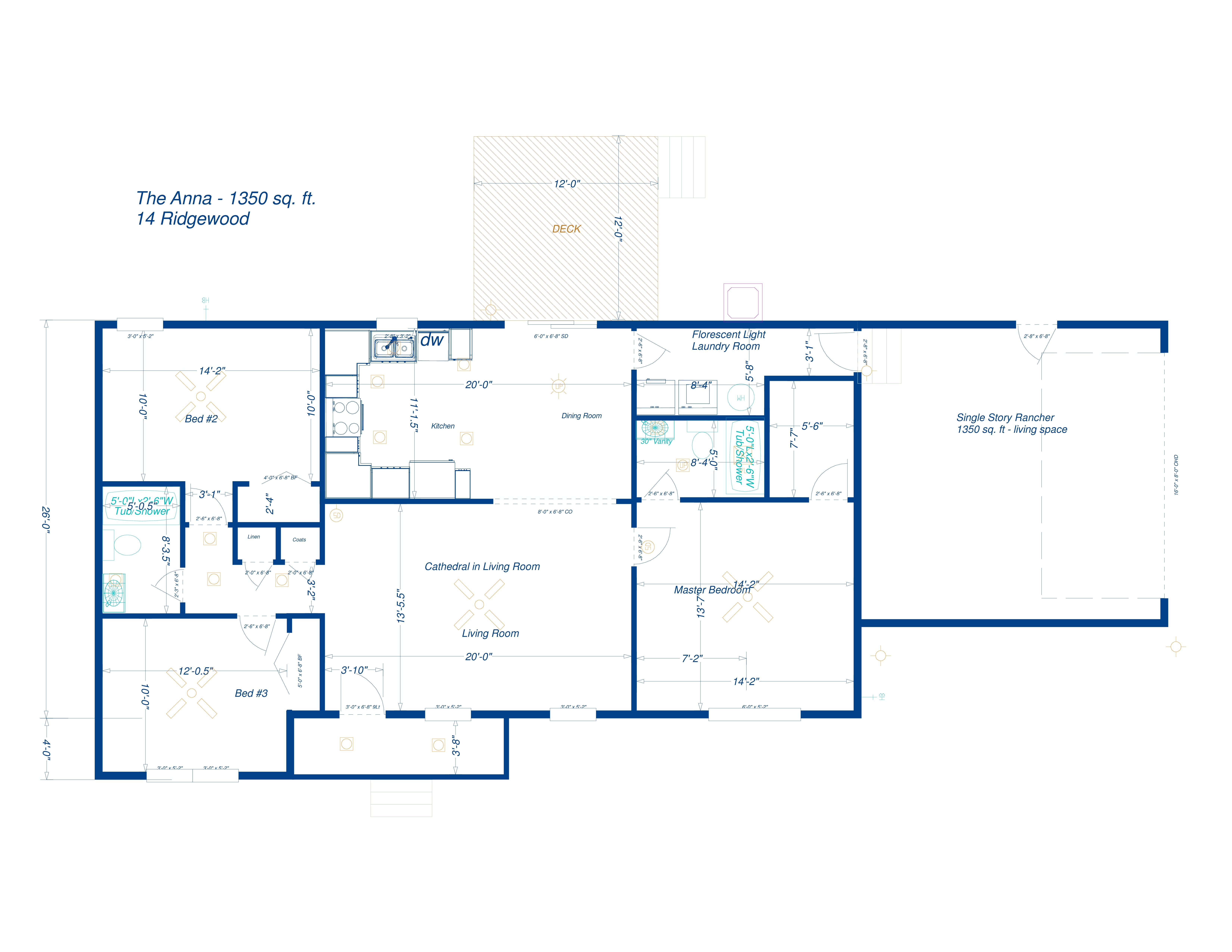 20 delightful 1350 sq ft house plan