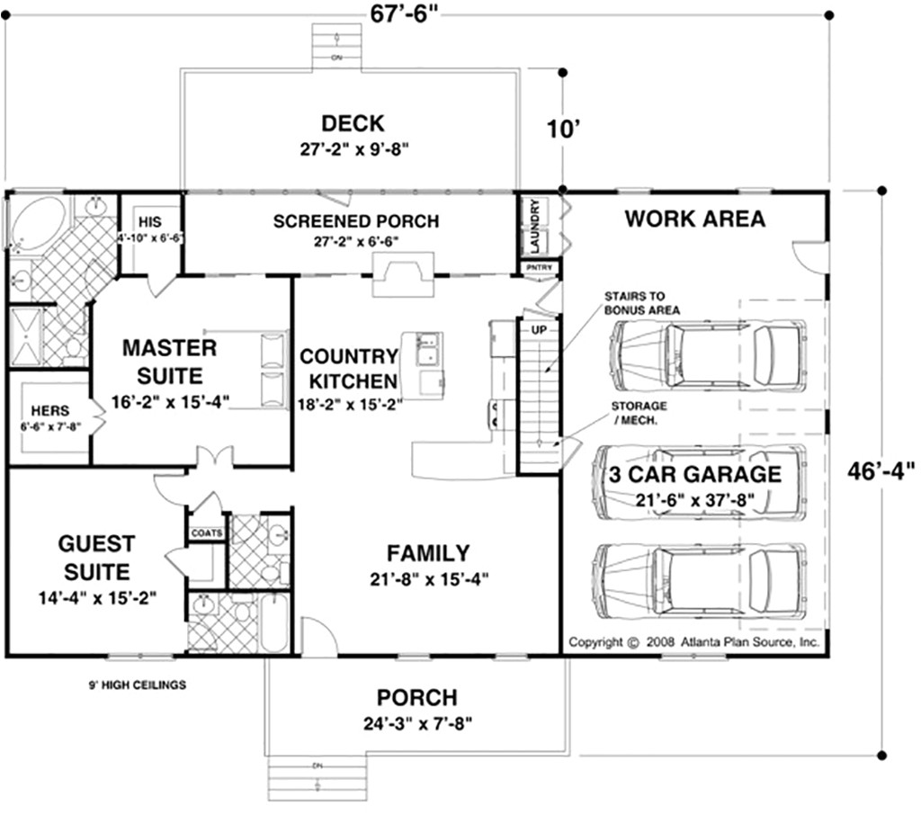 ranch house plans under 1500 square feet
