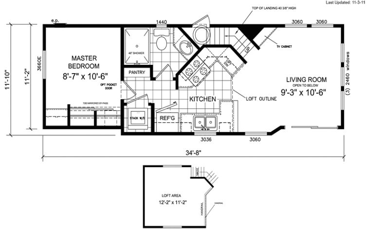 small single wide mobile home floor plans