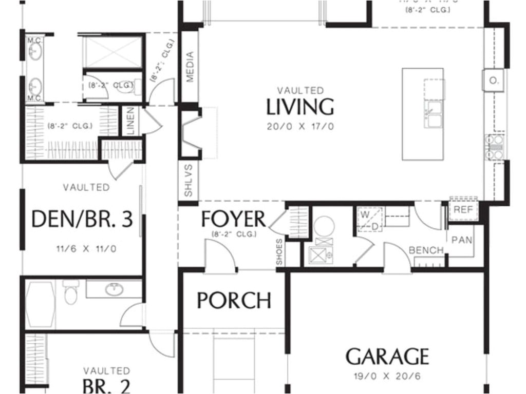 1600 square foot house plans one story