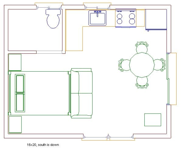 16x20 cabin plans with loft