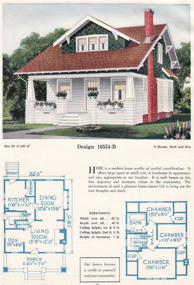 1920s bungalow floor plans