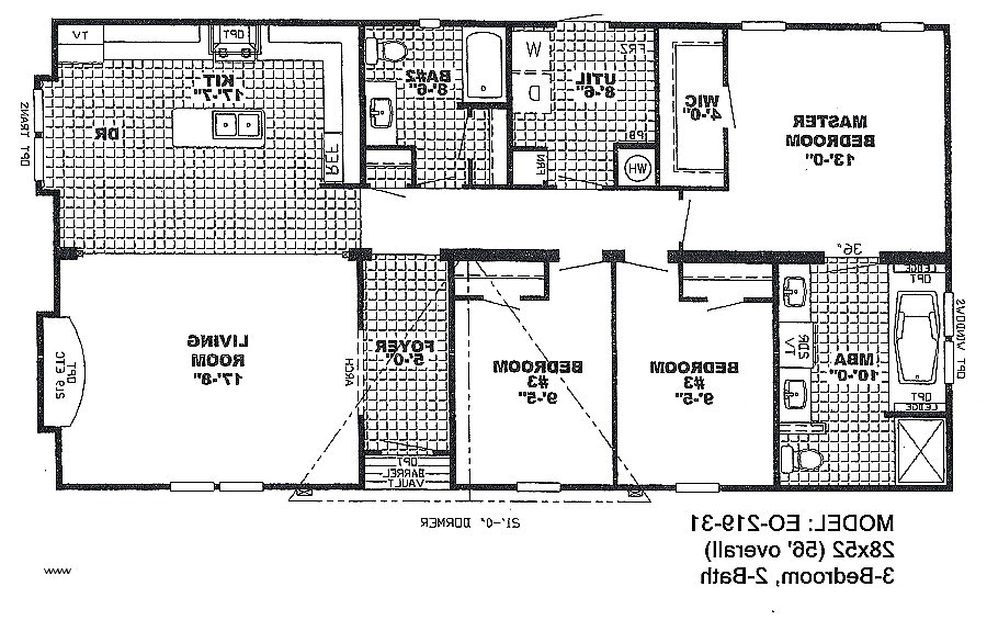1999 Champion Mobile Home Floor Plans