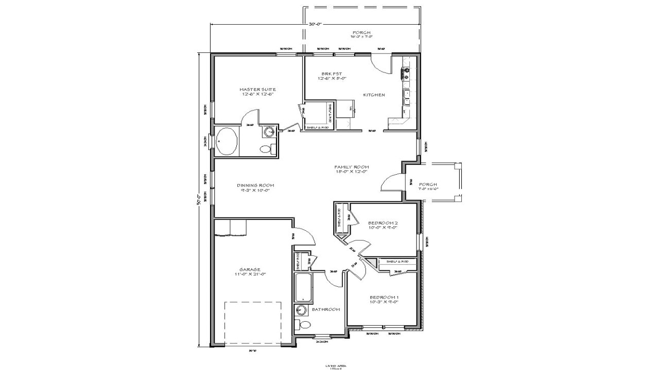 3ddabac3e09d080f small house floor plan small two bedroom house plans