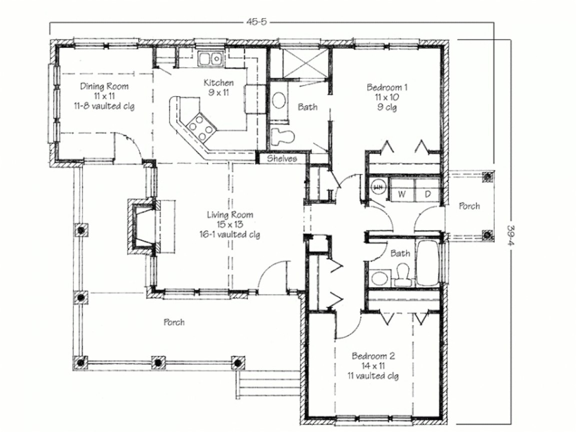 db1aca0e45f06158 two bedroom house simple floor plans house plans 2 bedroom flat