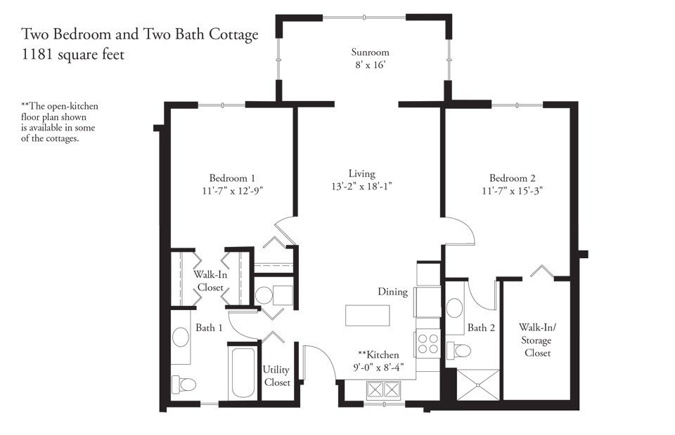 2 Br 2 Ba House Plans Plougonver