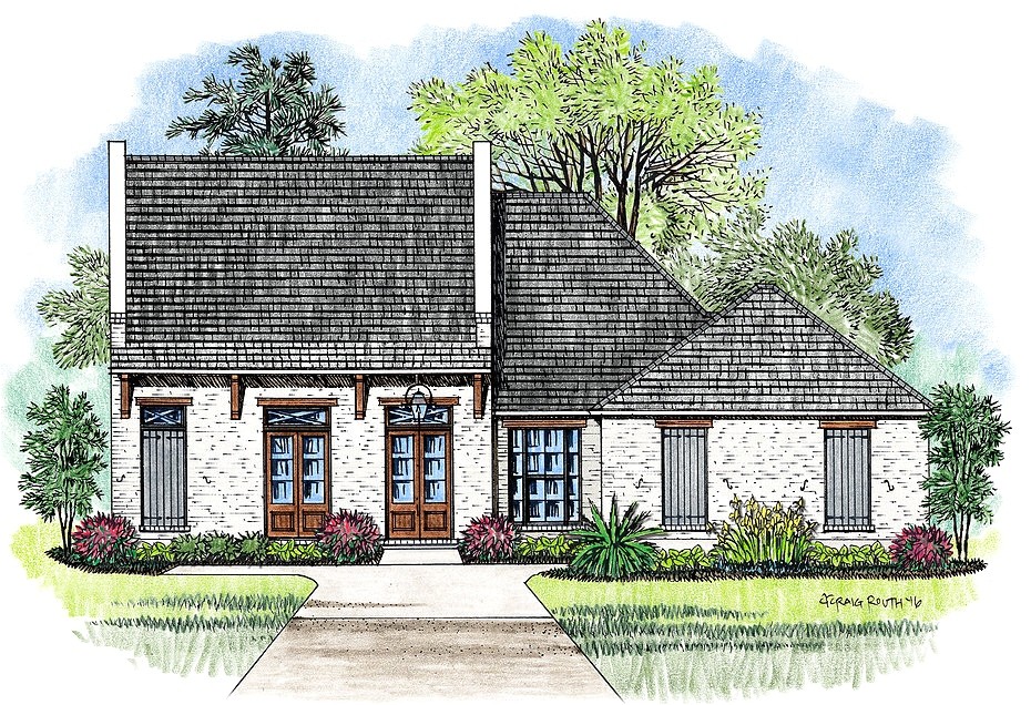 2 story french acadian house plans