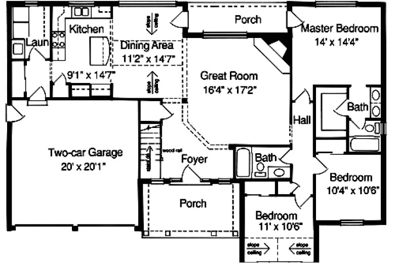2000 sf ranch house plans
