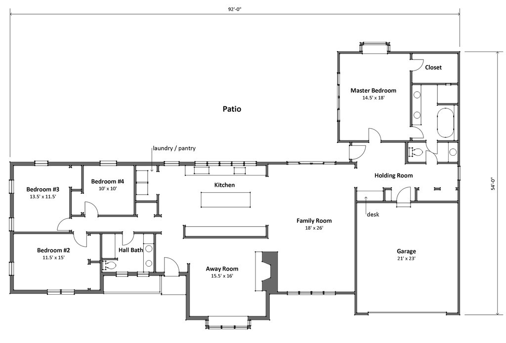 2000 sf ranch house plans fresh ranch style house plan 4 beds 2 00 baths 2700 sq ft plan 481 7
