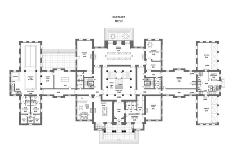 20000 Sq Ft Mansion House Plans Extraordinary 20000 Sq Ft House Plans