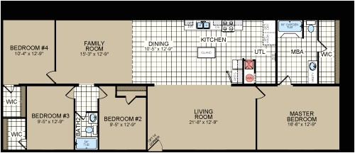 2001 redman mobile home floor plans