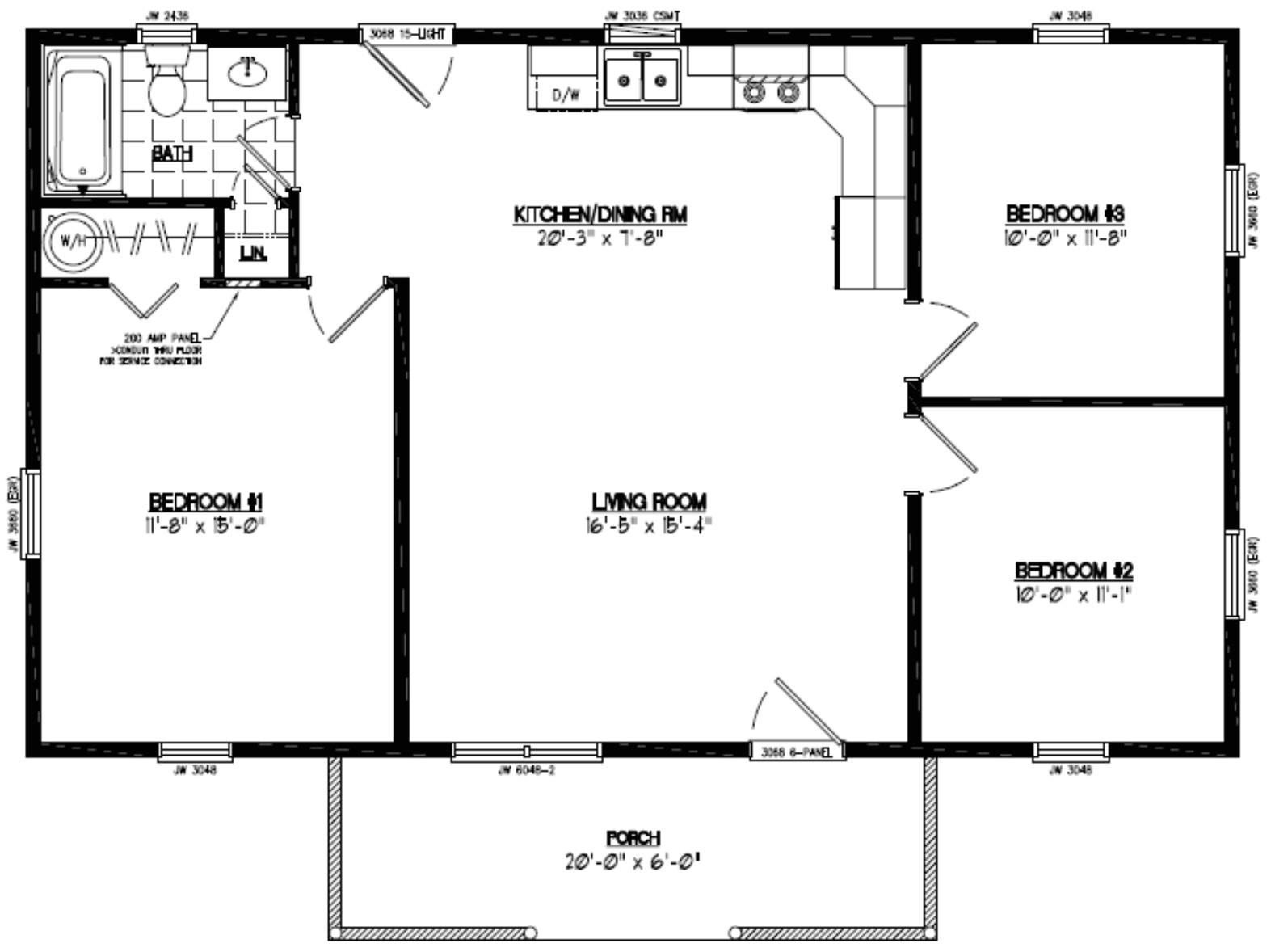 homes floor plans 24 x 40