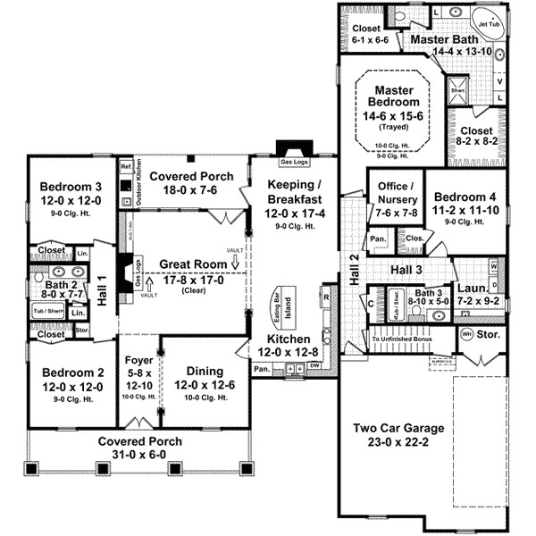2500 sq ft house plans single story