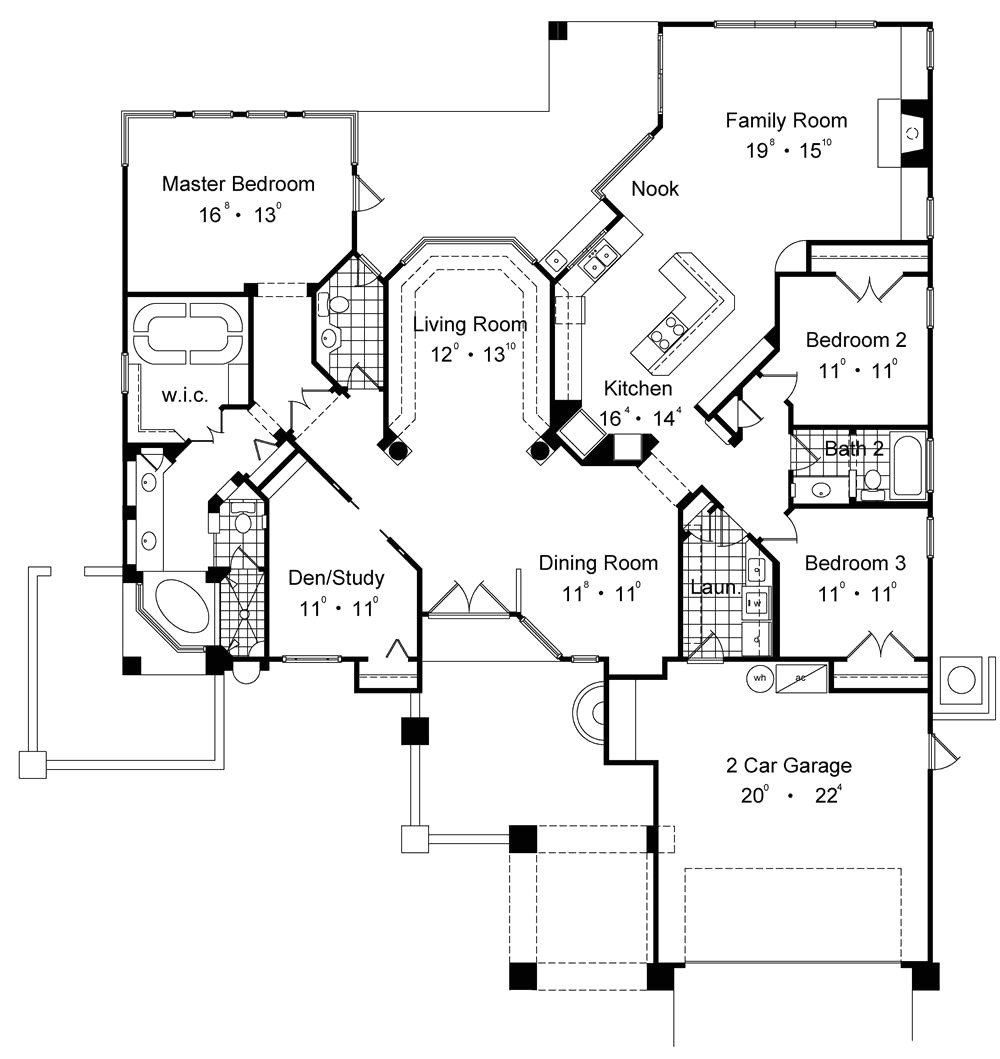 2500 Sq Ft Modernist House Plan