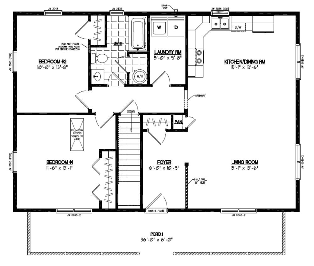 28x40 House Plans Plougonver