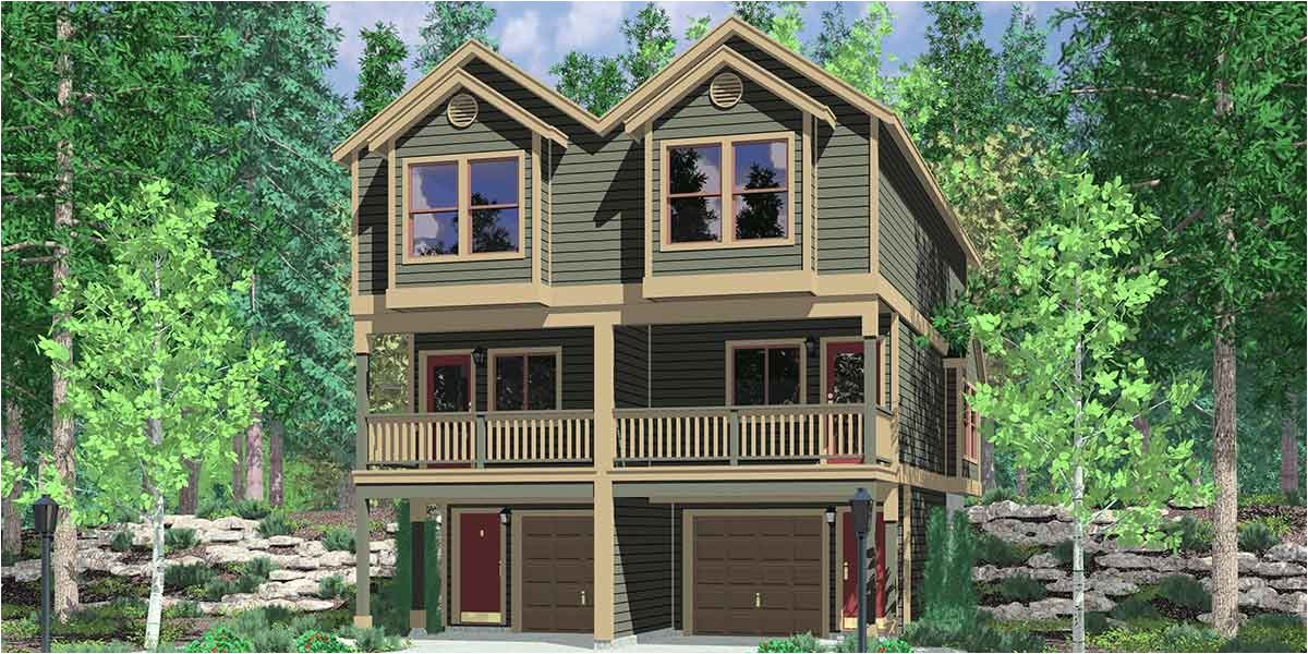 3 story house plans for small lots