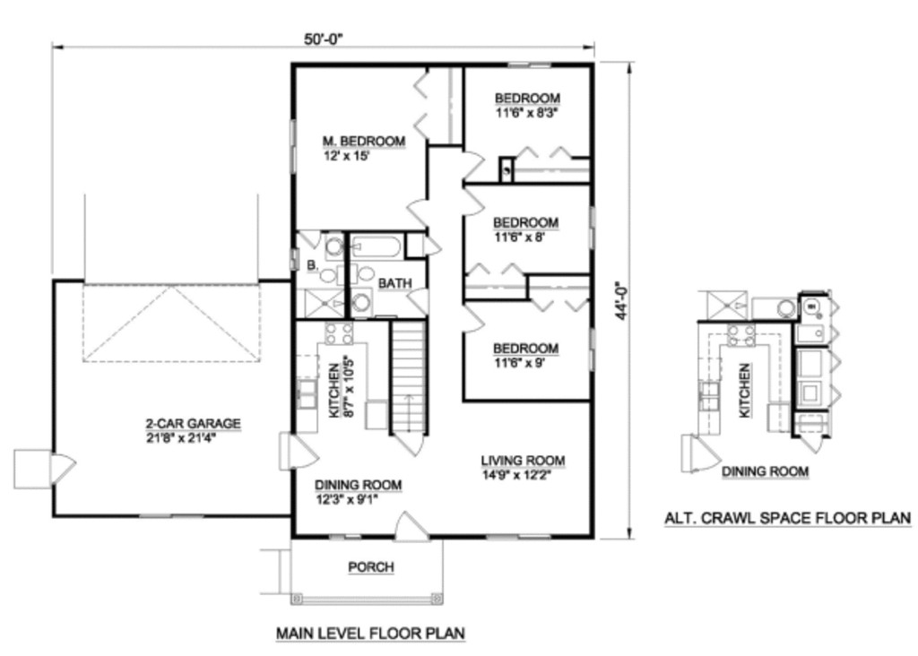 300 sq ft house plan