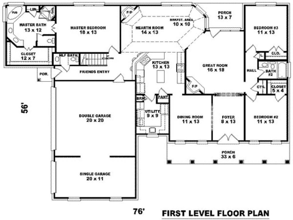 3000 Square Feet Home Plans 3000 Square Foot House Floor Plans House ...