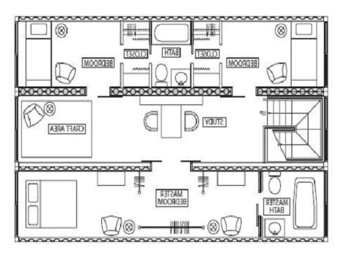 40 Foot Shipping Container Home Floor Plans Conex House Plans Container House Design