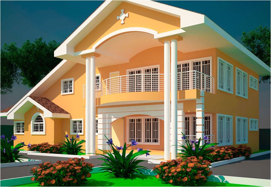 Simple Four Bedroom House Plans In Ghana