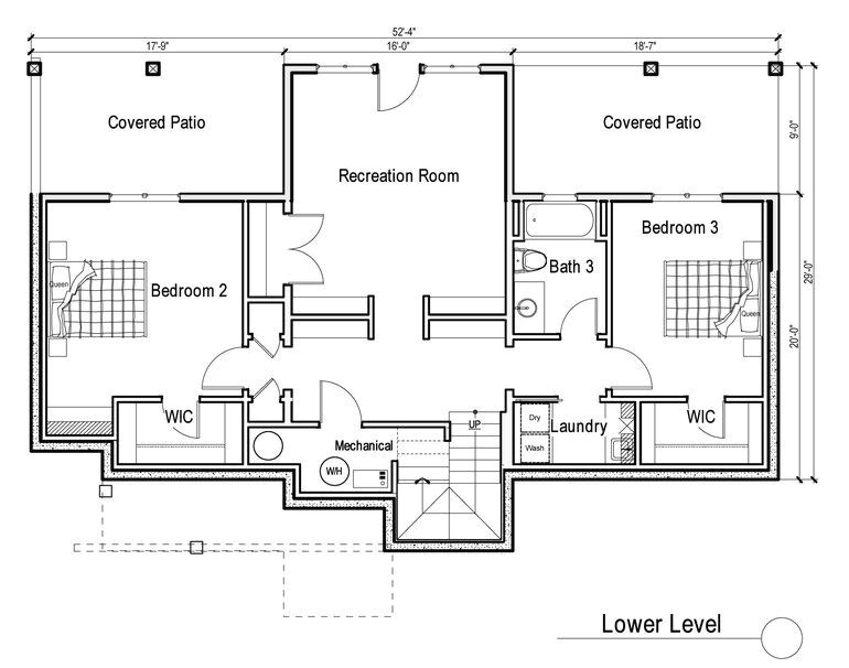 2 bedroom house plans with walkout basement inspirational daylight basement house plans basements ideas