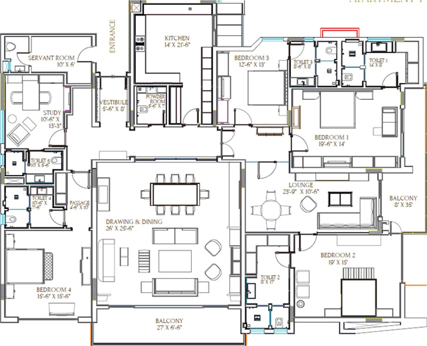 4000 sq ft house plans in india