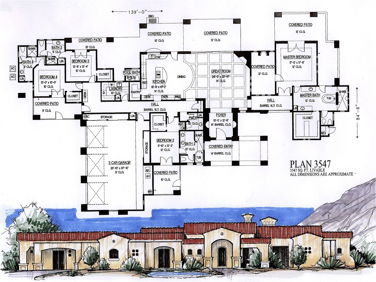 5000 square foot house plan