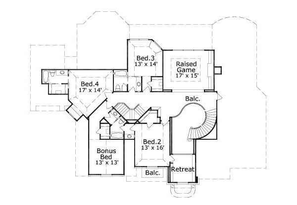 5000 square feet 5 bedrooms 4 5 bathroom european house plans 3 garage 27034