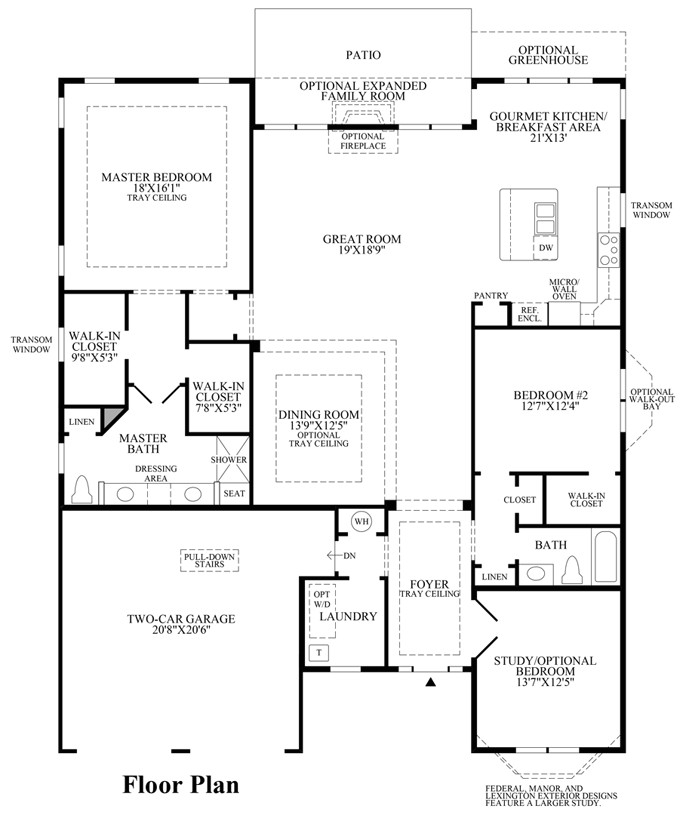 40 foot wide home plans