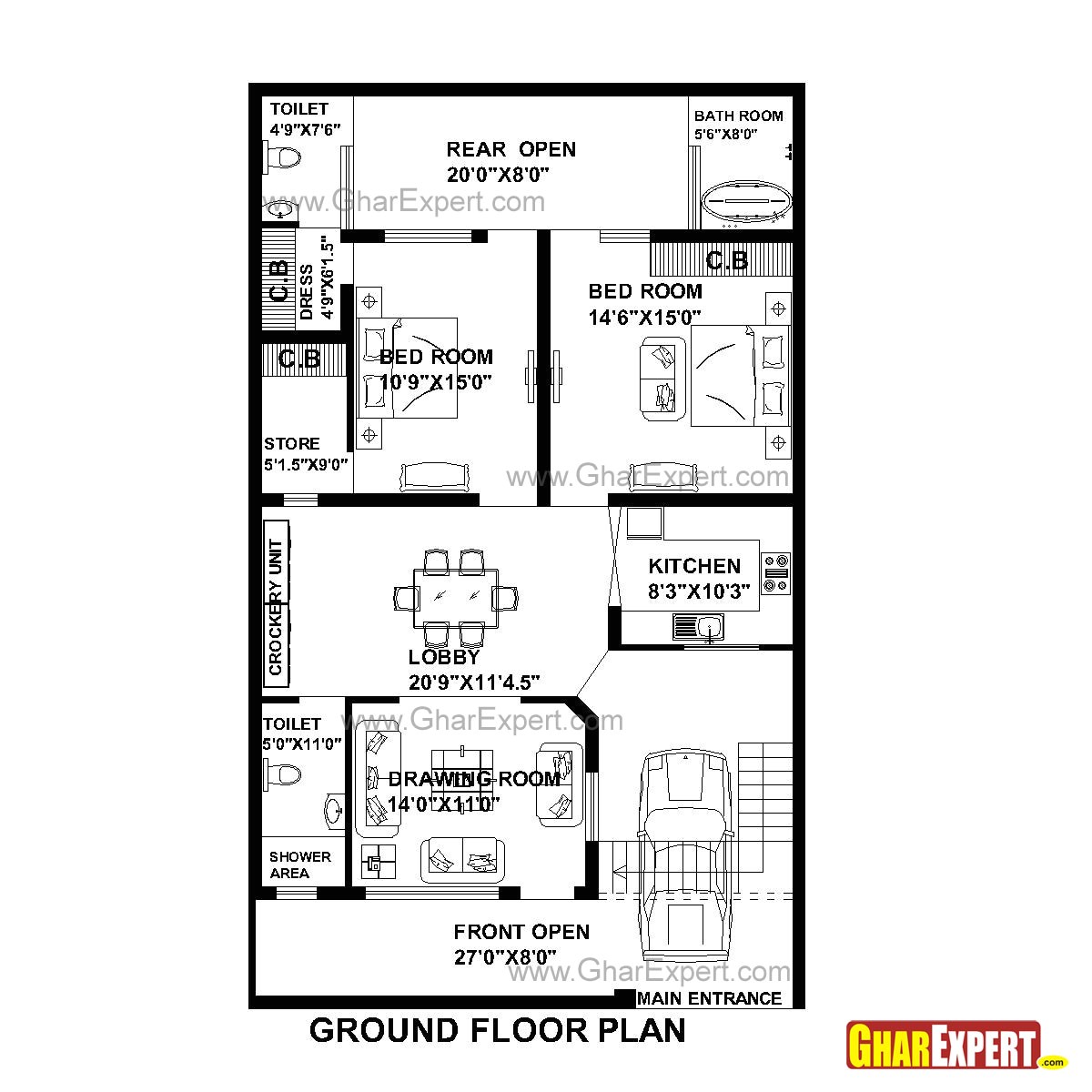 55 Wide House Plans Plougonver