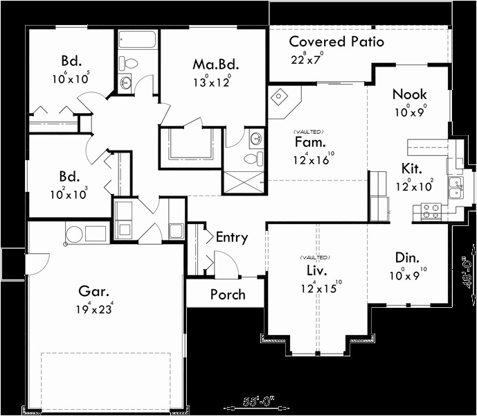 55-wide-house-plans-one-level-house-plan-3-bedroom-2-bath-2-car-garage-55-ft-plougonver