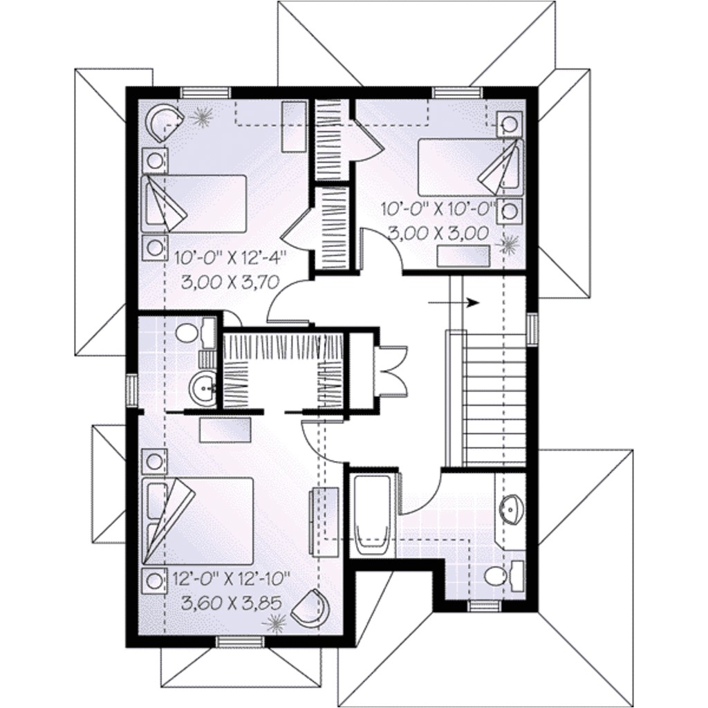 1603 square feet 3 bedrooms 2 5 bathroom european house plans 0 garage 22413