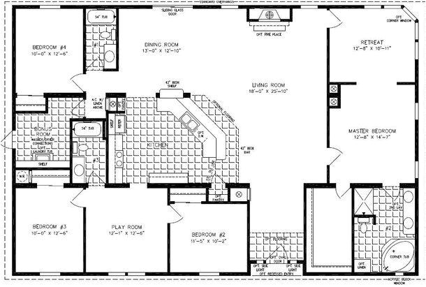 6 bedroom modular house plans