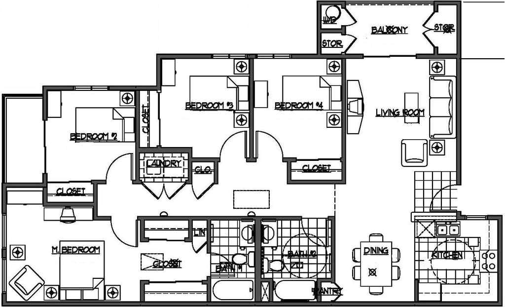 5 or 6 bedroom mobile home floor plans