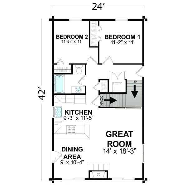 600 sq ft house plan