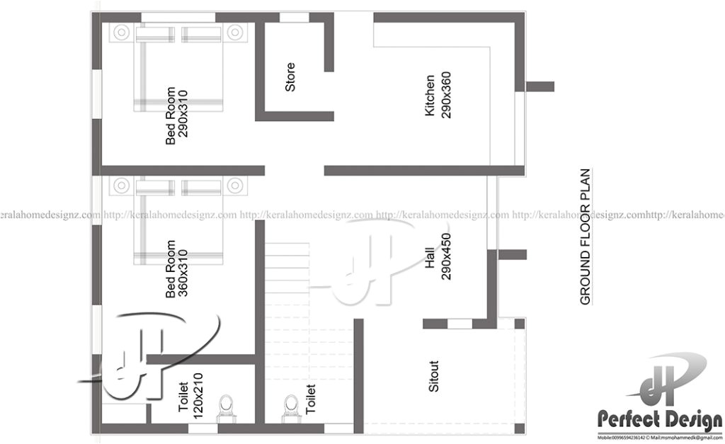 indian style house plan 700 square feet everyone will like