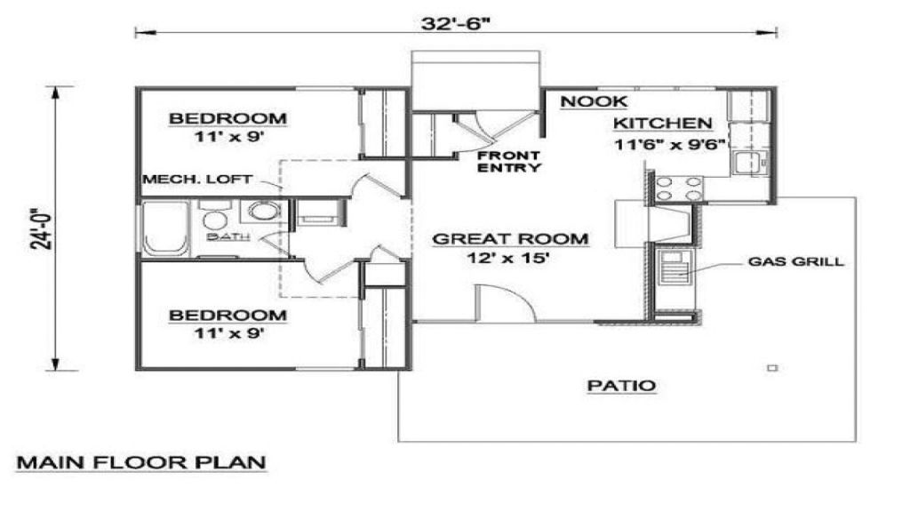 500 700 Square Feet 2 Story House Plans