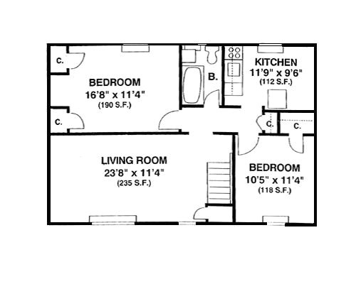 700 Square Feet Home Plan Plougonver