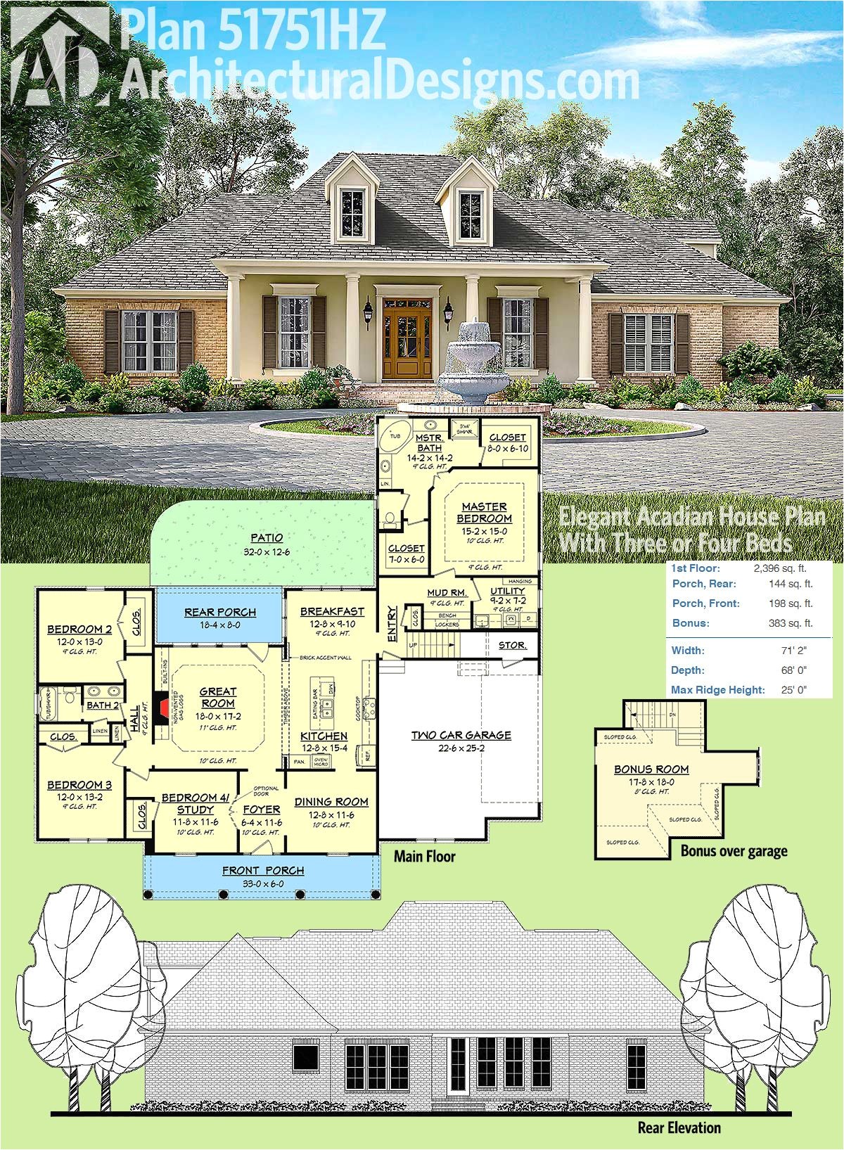 Acadiana House Plans Plougonver