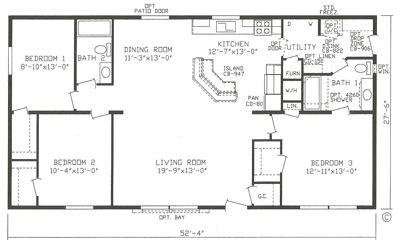 mobile home blueprints 3 bedrooms single wide 71 northern advantage manufactured homes by lifestyle homes mn floor plans lake house pinterest home delightful modular home open floor plans 2