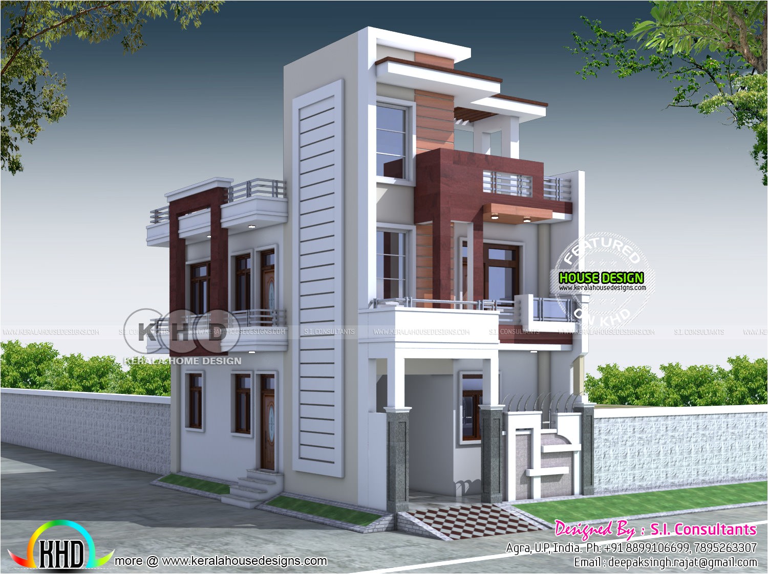 20x40 contemporary indian home design