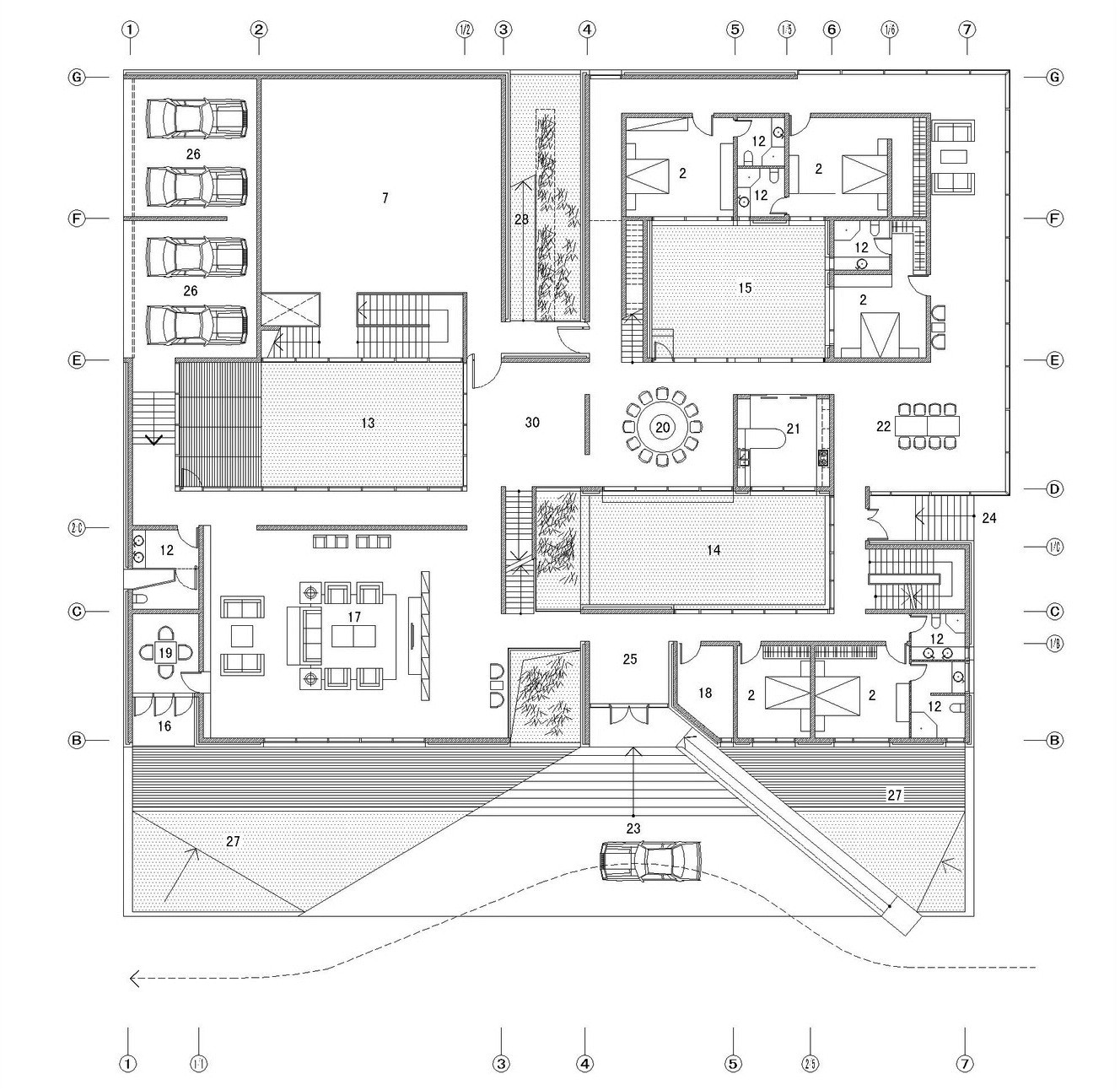 5012e72d28ba0d06580004a7 the concave house tao lei architect studio plan