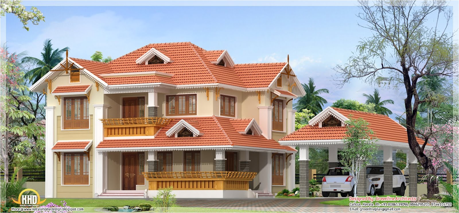 awesome kerala home design with 4