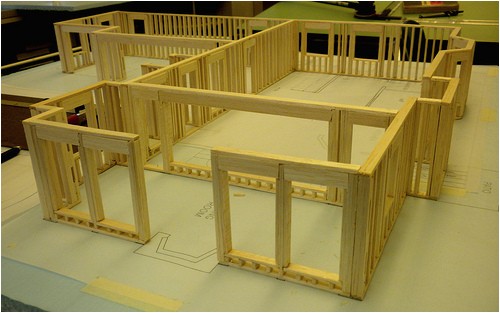 balsa wood house model kits